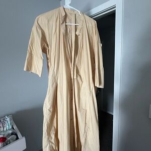 Uniqlo Button-Up Long Dress